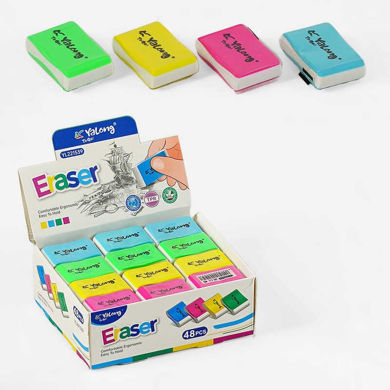 Гумка стиральна C 62033 (32) ЦІНА ЗА 48 ШТУК В БЛОЦІ