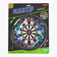 Дартс ZY 3009 (72/2) 4 дротика на магнітах, d -25 см, на листі