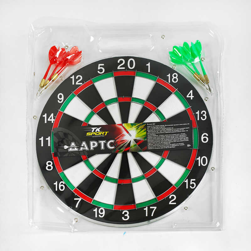 Дартс С 33995 (24) “TK Sport“, з металевою сіткою, розмір 15“, в слюді