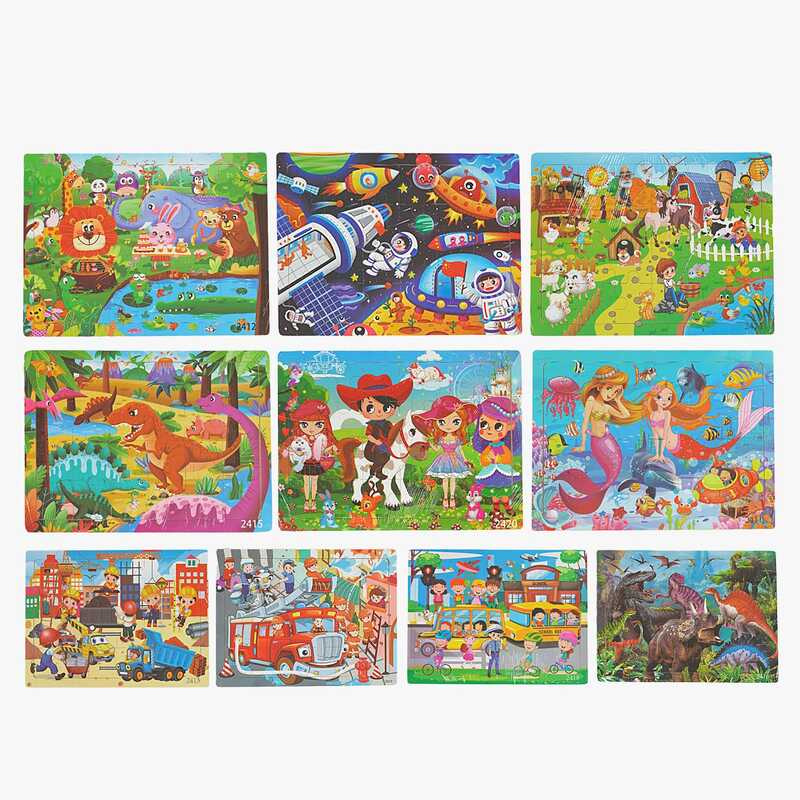 Дерев“яні пазли С 63408 (200) 24 елементів, у плівці, ВИДАЄТЬСЯ МІКС 