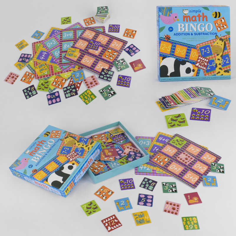 Дерев“яна гра “Бінго“ логічна M 43744 (40) в коробці