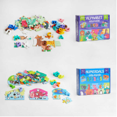 Дерев“яна гра C 47749 (36) 2 види, англійські літери або цифри, в коробці