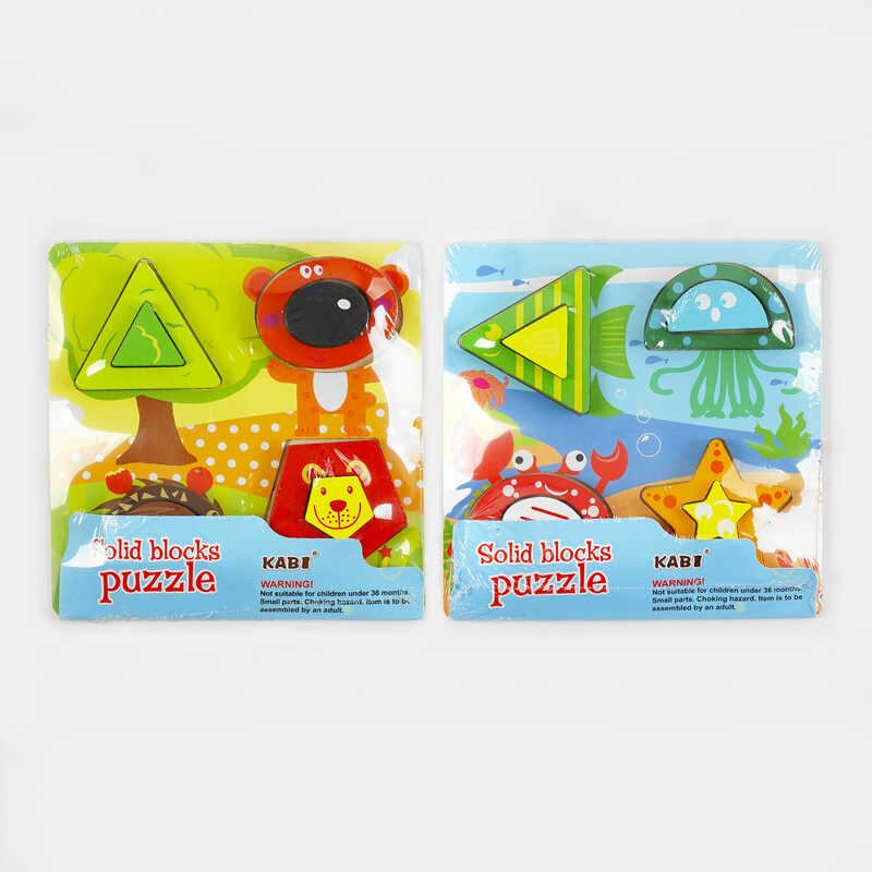 Дерев“яна гра C 47944 (96) геометричний сортер, платформа, 8 деталей, в коробці