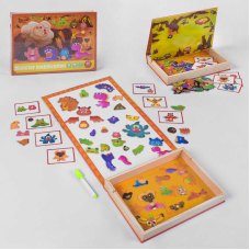 Дерев“яна Логічна гра B 33488 (32) магнітна, в коробці