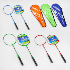Бадмінтон C 48179 (50) “TK Sport“, 3 кольори, 2 ракетки, у чохлі, ВИДАЄТЬСЯ ТІЛЬКИ МІКС ВИДІВ