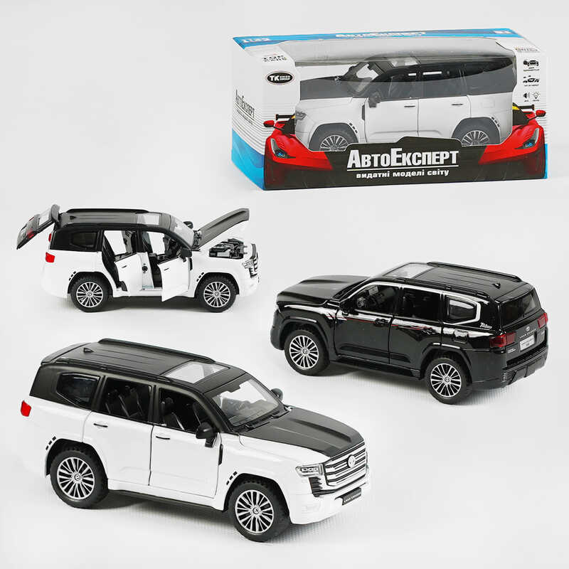 Джип 21497 (48/2) “Авто Експерт“, 2 види, металопластик, 1:32, звук, світло, інерція, рухомі елементи, в коробці
