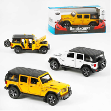 Джип 43560 (48/2) “Авто Експерт“, 2 види, металопластик, 1:32, звук, світло, інерція, рухомі елементи, в коробці