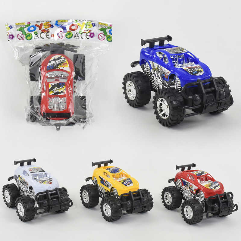 Джип 589-1 (420/2) 4 кольори, інерція, 1шт в пакеті, ВИДАЄТЬСЯ ТІЛЬКИ МІКС ВИДІВ