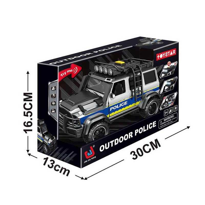 Джип 666-17 Q (24) “Поліція“, звук, підсвічування, інерція, в коробці