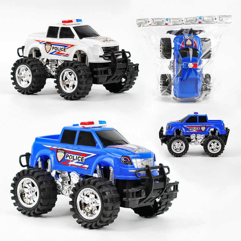 Джип 6668-5 G (60/2) “Поліція“, 2 види, інерція, у пакеті