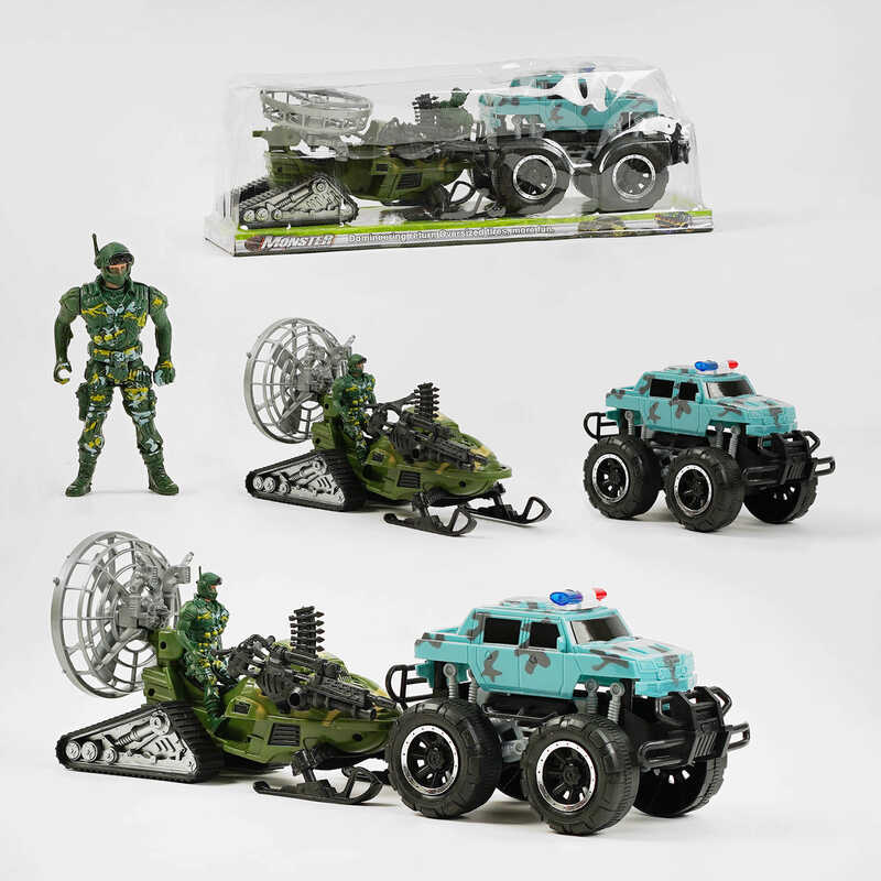 Джип 9025 А-26 (72/2) 2 види, військова техніка, солдат, інерція, у слюді