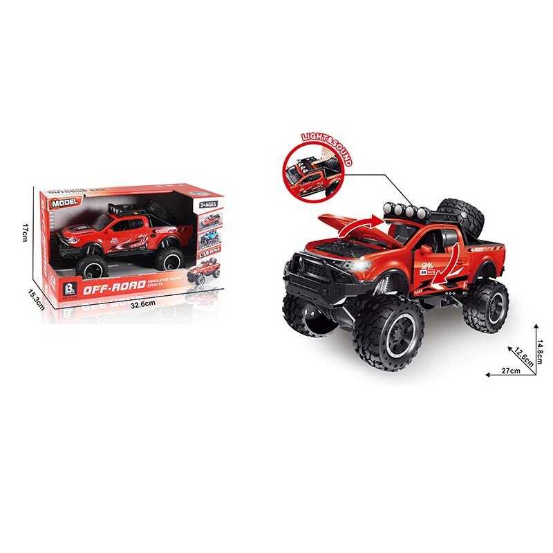 Джип 98064 B (24) інерція, звуки, підсвічування, масштаб 1:18, відкриваються дверцята, в коробці