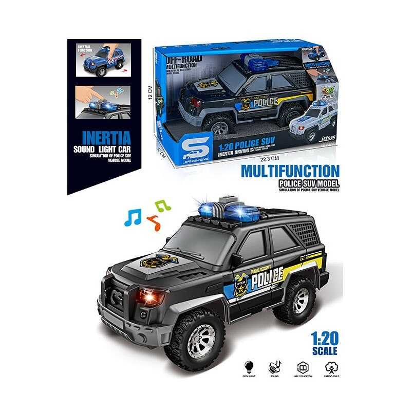 Джип JS 166 E (72/2) звук, підсвітка, масштаб 1:20, інерція, гумові колеса, в коробці