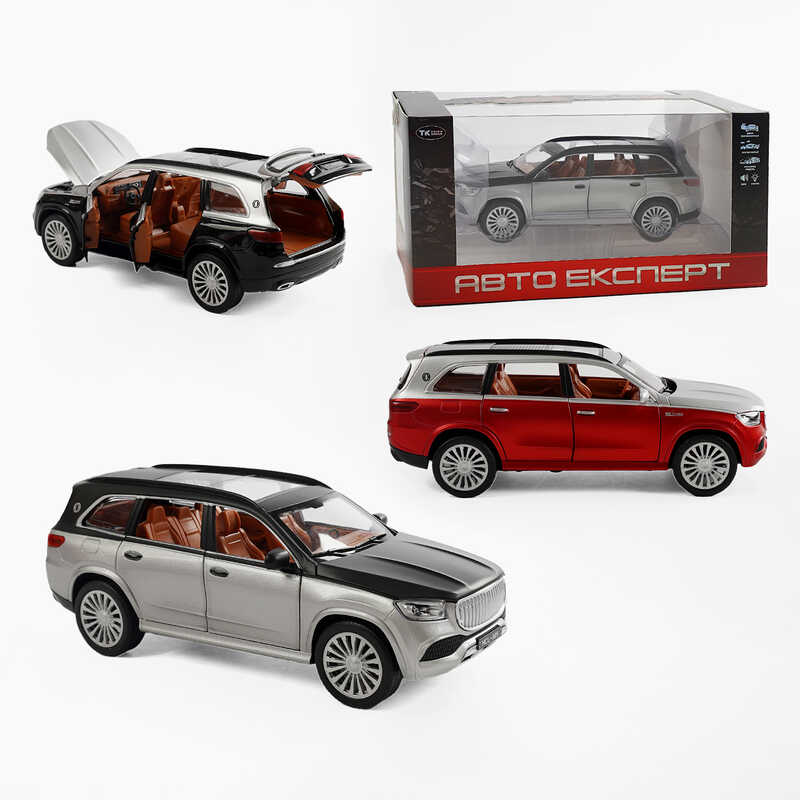 Джип RS-50479 (36/2) “Авто Експерт“, 3 кольори, металопластик, масштаб 1:22, світло, звук, інерція, відчиняються двері, багажник та капот, в коробці, ВИДАЄТЬСЯ ТІЛЬКИ МІКС ВИДІВ