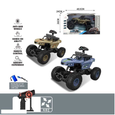 Джип на радіокеруванні 911-619 B (8) 2 види, парогенерація, амортизація, підсвічування, великі гумові шини, акум. 7.4V, USB-кабель, в коробці