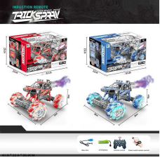 Джип на радіокеруванні DH 666-35 (12) 2 види, звукові ефекти, підсвічування, парогенератор, оберти на 360°, амортизація, 4х4, 2 види керування: браслет/пульт 2.4 GHz, акумулятор 3.7 V, в коробці