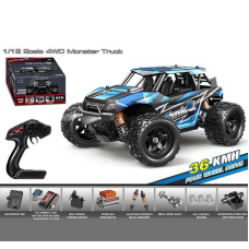 Джип на радіокеруванні HS 18314 (8) акумулятор 7.4 V, USB-кабель, пульт 2.4 G, підсвічування, протиударний корпус, 4х4, гумові шини, швидкість до 36 км/год, в коробці