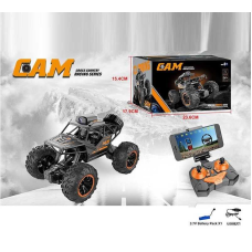 Джип на радіокеруванні LH-C 023 AS (24) Wi-Fi камера, додаток, розмір - 20х14х13 см, акум. 3.7V, пульт, USB-кабель, викрутка, амортизація, металопластиковий корпус, гумові шини, тримач для телефону,в коробці