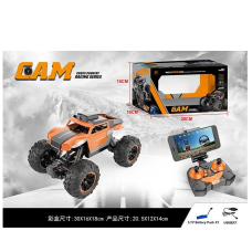 Джип на радіокеруванні LH-C 023 B (24) Wi-Fi камера, додаток, розмір - 20х14х13 см, акум. 3.7V, пульт, USB-кабель, викрутка, амортизація, металопластиковий корпус, гумові шини, тримач для телефону,в коробці