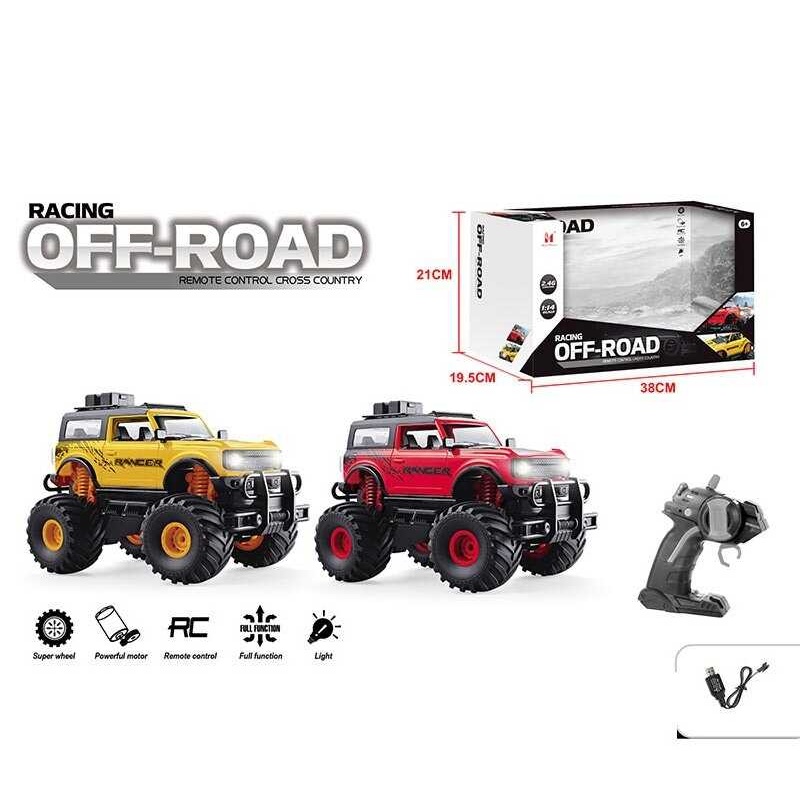 Джип на радіокеруванні LH-C 090 (16) 2 кольори, акумулятор 3.7 V, USB кабель, підсвічування, гумові колеса, пульт керування 2.4 Ghz, в коробці