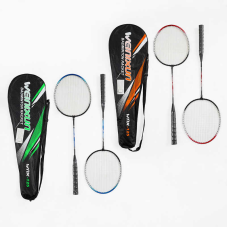Бадмінтон C 70202 (50) “TK Sport“, 2 кольори, 2 ракетки, металевий каркас, в чохлі