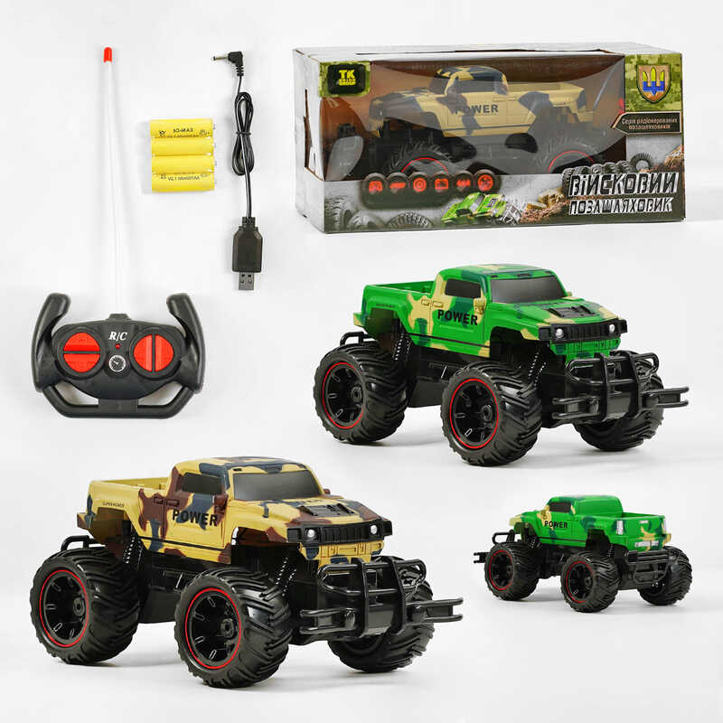 Джип на радіокеруванні TK 9011-64 (18) “TK Group”, 2 кольори, пульт 27 MHz, батарейки перезаряджаються, в коробці Джип на радіокеруванні TK 9011-64 (18) “TK Group”, 2 кольори, пульт 27 MHz, батарейки перезаряджаються, в коробці