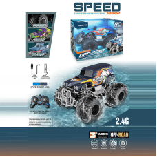 Джип на радіокеруванні XB 1255 (24) акумулятор 3.7 V, USB кабель, пульт 2.4G, маштаб 1:16, гумові колеса, водонепроникна, в коробці