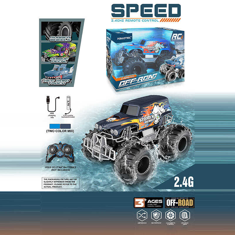 Джип на радіокеруванні XB 1255 (24) акумулятор 3.7 V, USB кабель, пульт 2.4G, маштаб 1:16, гумові колеса, водонепроникна, в коробці