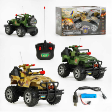 Джип на радіокеруванні “Захисник” 78747 (12) “TK Group“, 2 кольори, підсвічування, акум. 3,7 V, пульт 49 MHz, гумові колеса, в коробці