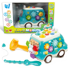 Диво-мобіль 16537 (24) “WToys“, ОЗВУЧУВАННЯ УКРАЇНСЬКОЮ МОВОЮ, підсвічування, пісні, казки, спінер, шестерні, ксилофон, ноти, гра на швидкість реакції, в коробці