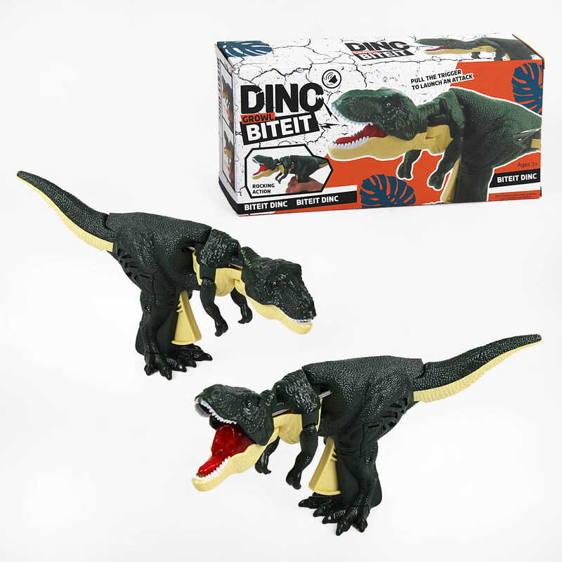 Динозавр 60093 (60) механічне керування, рухає корпусом, відкриває пащу, гарчить, в коробці Динозавр 60093 (60) механічне керування, рухає корпусом, відкриває пащу, гарчить, в коробці