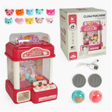 Ігровий автомат G 235 A (6) підсвічування, веселі мелодії, м’які іграшки, кульки, від батарейок/мережі, монетки, в коробці