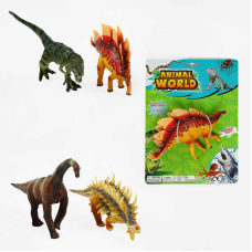 Динозавр JC 009 (100/2) 4 види, розмір 23х7 см, на листі, ВИДАЄТЬСЯ ТІЛЬКИ МІКС ВИДІВ