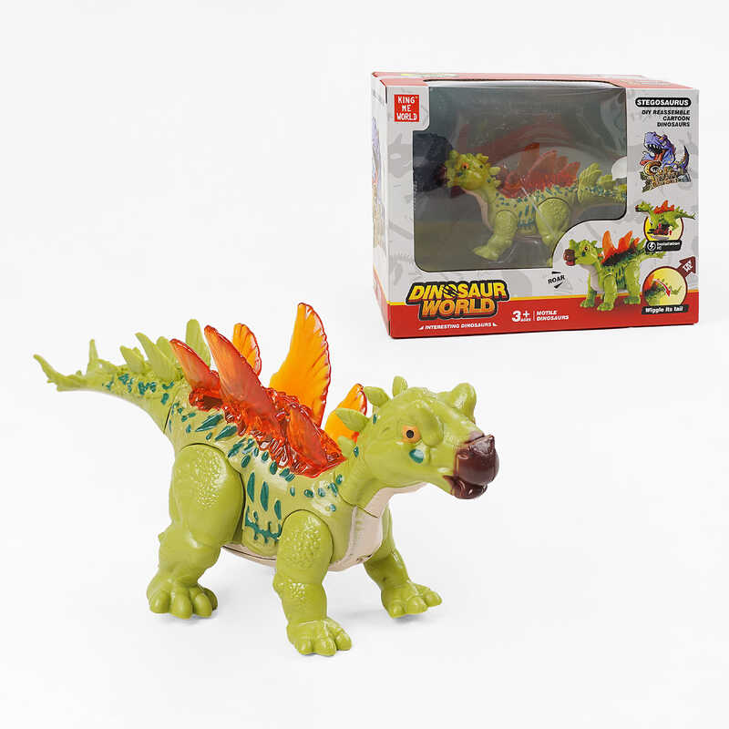 Динозавр K 413 (72/2) звуки, підсвічування, рухливі кінцівки, в коробці
