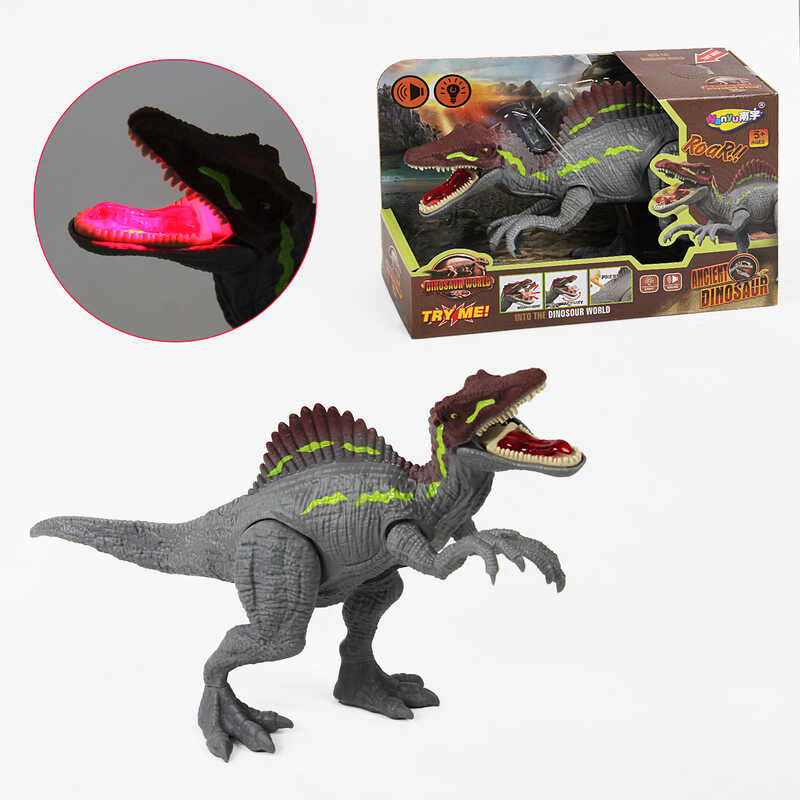 Динозавр NY 082 A (60/2) звук, підсвічування, рухливі кінцівки, в коробці
