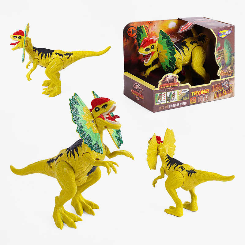 Динозавр NY 083 A (60/2) звук, підсвічування, рухливі кінцівки, в коробці