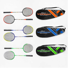 Бадмінтон C 70208 (50) “TK Sport“, 3 кольори, 2 ракетки, металевий каркас, в чохлі, ВИДАЄТЬСЯ ТІЛЬКИ МІКС ВИДІВ