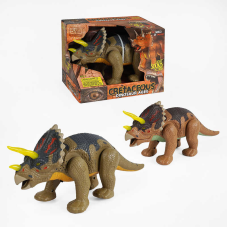 Динозавр WS 5301 (24/2) 35 см, ходить, підсвічування, звук, 2 види, в коробці