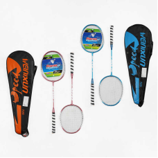 Бадмінтон C 70209 (50) “TK Sport“, 2 кольори, 2 ракетки, металевий каркас, в чохлі