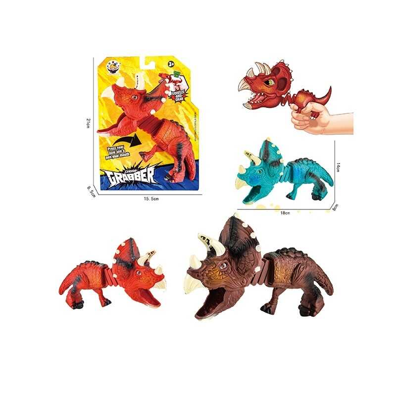Динозавр-антистрес HC 291 (288/2) 3 види, на листі, ВИДАЄТЬСЯ ТІЛЬКИ МІКС ВИДІВ