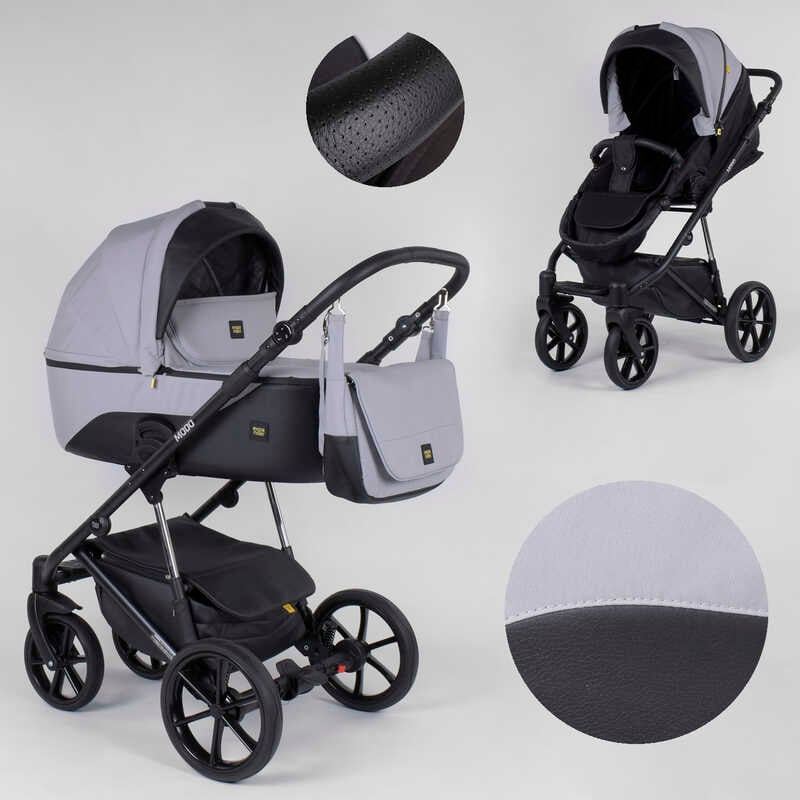 Дитячий візок 2 в 1 Expander MODO M-91019 (1) колір GreyFox, водовідштовхувальна тканина