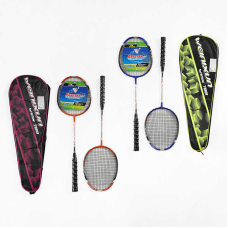 Бадмінтон C 70214 (30) “TK Sport“, 2 кольори, 2 ракетки, металевий каркас, в чохлі