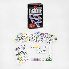Доміно C 60298 (12) 55 штук, металева коробка, у коробці