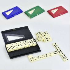 Доміно F 22009 (60) 4 кольори, в м“якому чохлі, ВИДАЄТЬСЯ ТІЛЬКИ МІКС ВИДІВ