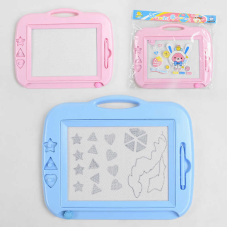 Дощечка для малювання ЧОРНО-БІЛА С 36499 (48) зі штампами, 2 кольори, 1шт, у пакеті