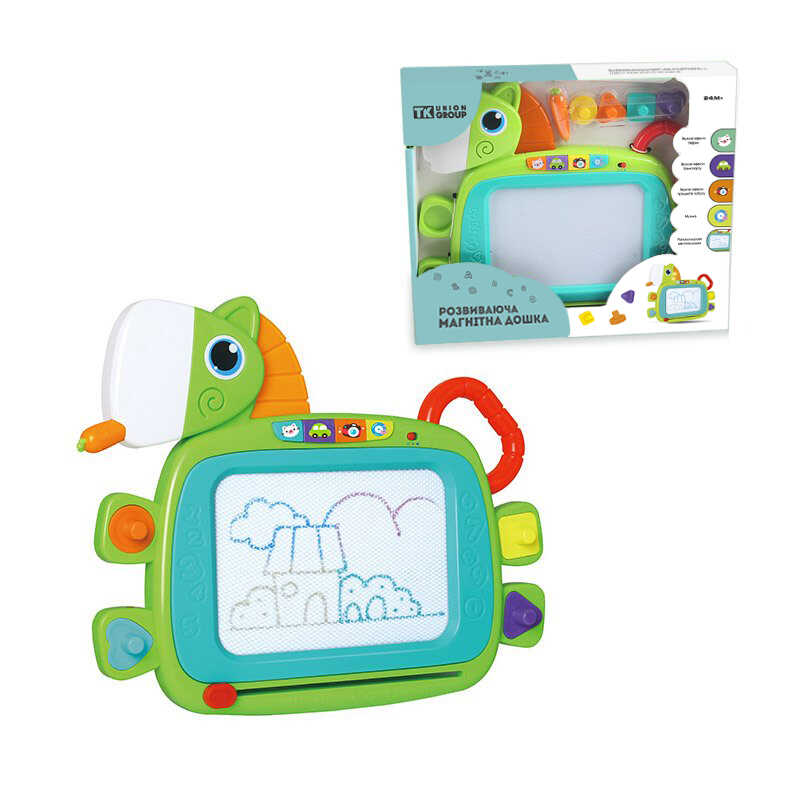 Дошка для малювання ТК 3131 (12/2) “TK Group“, КОЛЬОРОВА, світлові та звукові ефекти, зі штампами, в коробці