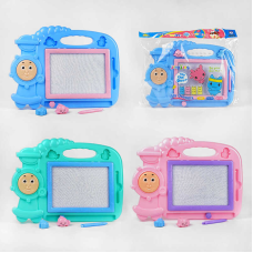 Дошка для малювання C 50122 (36) 3 види,2 магніти, чорно-біла, в пакеті, ВИДАЄТЬСЯ ТІЛЬКИ МІКС ВИДІВ