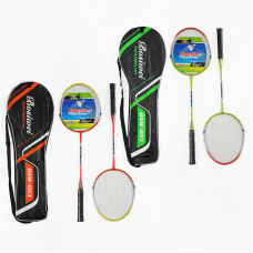 Бадмінтон C 70228 (40) “TK Sport“, 2 кольори, 2 ракетки, металевий каркас, в чохлі