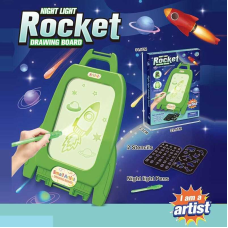 Дошка для малювання D 1238 (120/2) “малюй світлом”, основа для малювання, ручка-ліхтарик, шаблони, в коробці