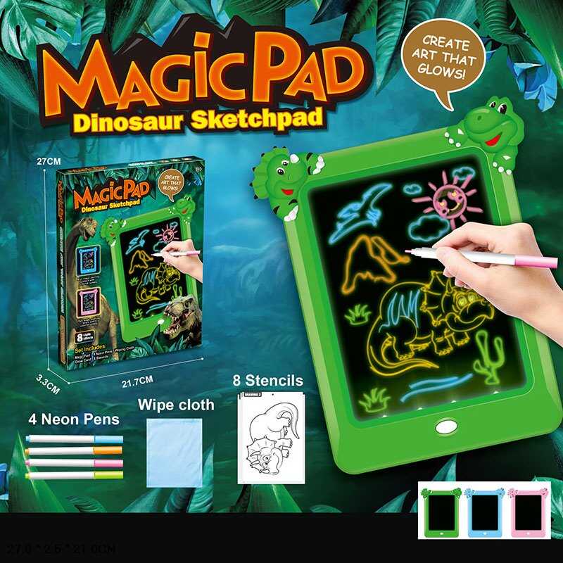 Дошка для малювання D 4238 (108/2) 3 кольори, 8 світлових ефектів, 4 неонові фломастери, трафарети, в коробці, ВИДАЄТЬСЯ ТІЛЬКИ МІКС ВИДІВ Дошка для малювання D 4238 (108/2) 3 кольори, 8 світлових ефектів, 4 неонові фломастери, трафарети, в коробці, ВИДАЄТЬСЯ ТІЛЬКИ МІКС ВИДІВ